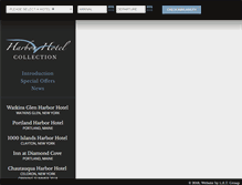Tablet Screenshot of harborhotelcollection.com